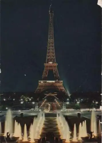 Frankreich - Frankreich - Paris - Tour Eiffel Illuminee - 1977