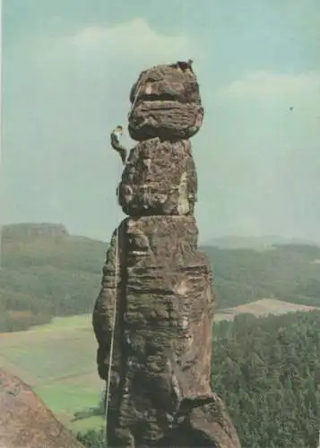 Sächsische Schweiz - Barbarine mit Pfaffenstein - 1967