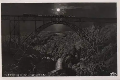 Müngstener Brücke - Abendstimmung - ca. 1960