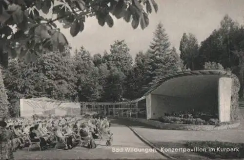 Bad Wildungen - Konzertpavillon im Kurpark - 1963