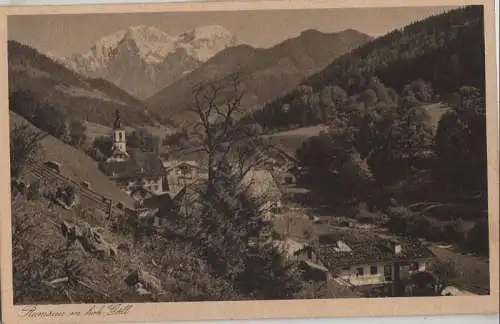 Ramsau - mit Hohem Göll - ca. 1950