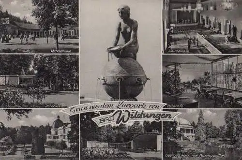 Bad Wildungen - u.a. Seerosenteich - 1960