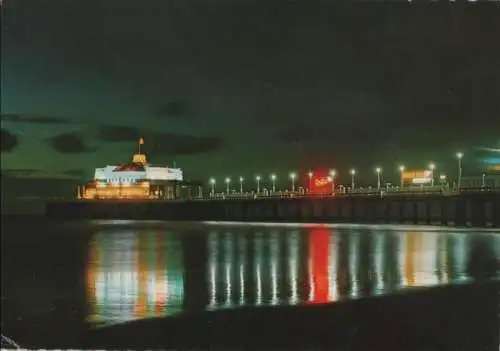 Belgien - Belgien - Blankenberge - Pier bij nacht - ca. 1975