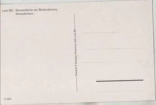 Schweiz - Simmenfälle - Schweiz - bei der Barbarabrücke