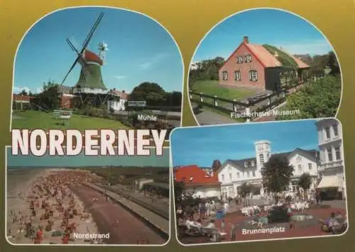 Norderney - u.a. Mühle - ca. 1985