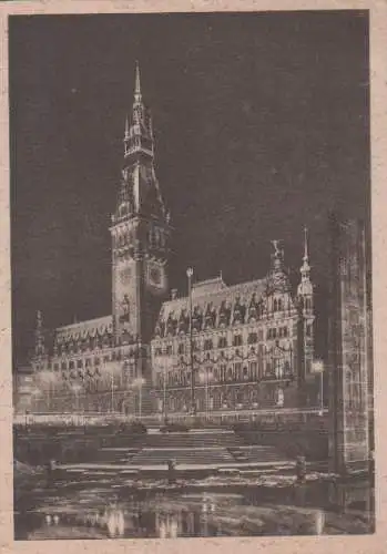 Hamburg - Rathaus - ca. 1955