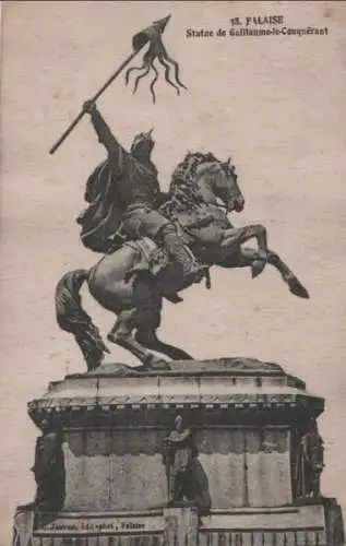 Frankreich - Frankreich - Falaise - Statue de Guillaume-le-Conquerant - 1930