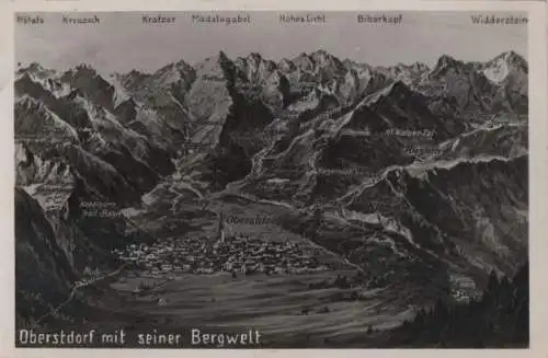 Oberstdorf - mit seiner Bergwelt - 1934