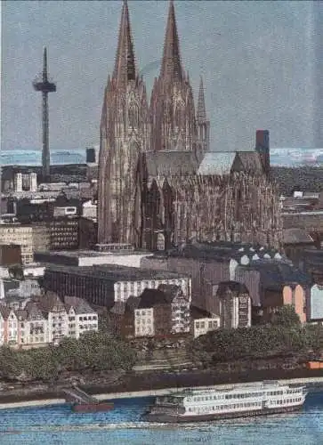 Köln - Dom - Glanzkarte