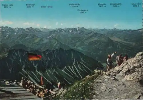 Oberstdorf - Blick vom Nebelhorngipfel - ca. 1970