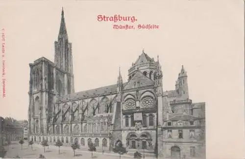 Straßburg - Münster, Südseite - ca. 1920