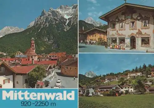 Mittenwald - u.a. Im Gries - ca. 1980