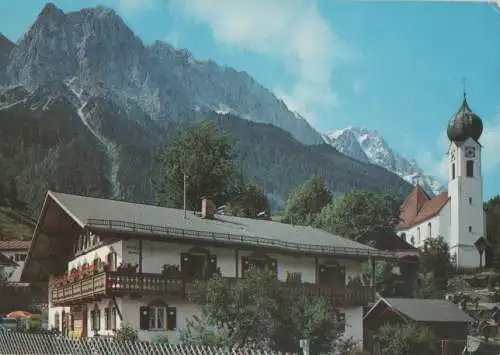 Grainau - mit Waxenstein und Zugspitze - 1969