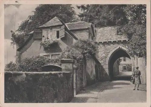 Marburg - Marburg, Aufgang zum Schloss - 1951