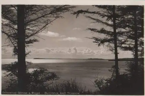 Binz - Göhren Rügen - Blick nach Tiessow - ca. 1955