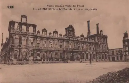 Frankreich - Frankreich - Reims - Hotel de Ville - ca. 1920