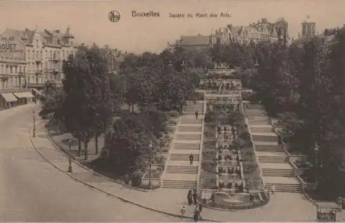 Belgien - Belgien - Brüssel - Bruxelles - Square du Mont des Arts - ca. 1940