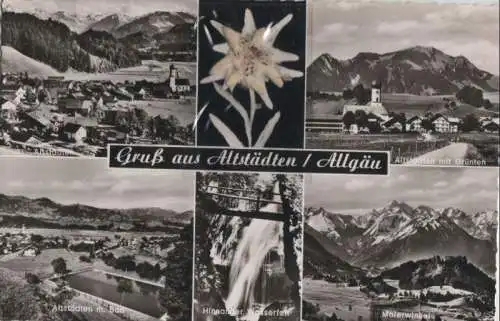 Sonthofen-Altstädten - u.a. Hinnanger Wasserfall - ca. 1960