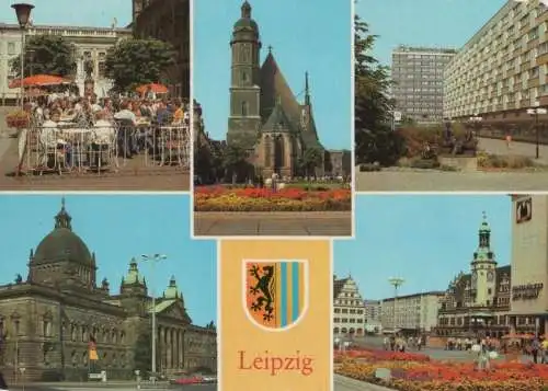 Leipzig - u.a. Markt - 1986