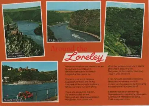 Loreley - u.a. mit Burg Katz - 1989