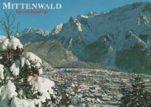 Mittenwald - gegen Karwendelgebirge - ca. 1995