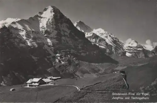 Schweiz - Schweiz - Grindelwald - First mit Eiger - ca. 1960