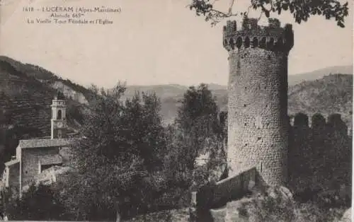 Frankreich - Frankreich - Luceram - La Vierlle Tour Feodale - 1918