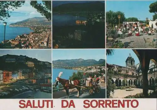 Italien - Italien - Sorrento - Saluti - ca. 1990