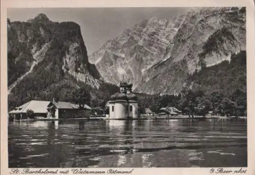 Königssee - St. Bartholomä - ca. 1955