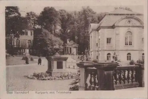 Bad Nenndorf - Kurpark mit Trinkhalle - ca. 1950