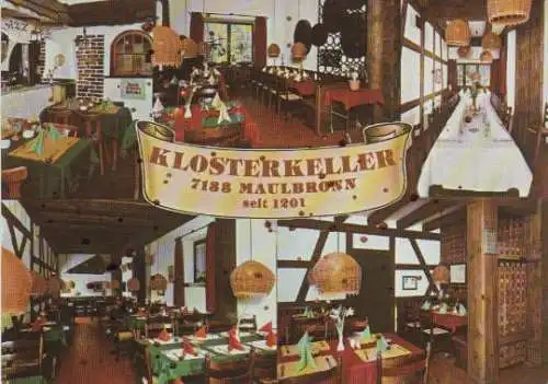 Klosterkeller, Maulbronn - 1976