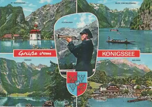 Königssee - mit Obersee - 1972