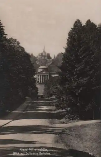 Kassel-Wilhelmshöhe - Schloss und Herkules - 1930