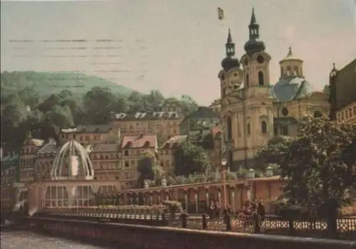 Tschechien - Tschechien - Karlovy Vary - Karlsbad - Blick auf das Heilbad - 1966