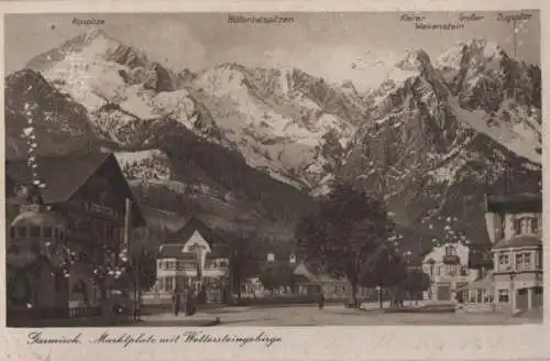 Garmisch-Partenkirchen - Marktplatz - 1929