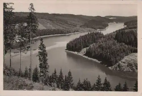 Saaletalsperre - Am Stausee bei Lemnitzhammer - 1957