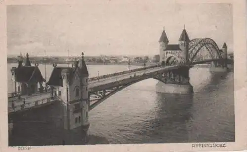 Bonn, Rheinbrücke - ca. 1935