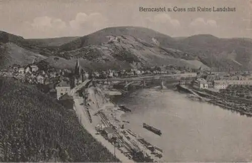 Bernkastel-Kues - mit Ruine Landstuhl - ca. 1935