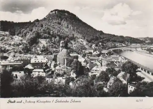 Stadt und Festung Königstein - ca. 1955