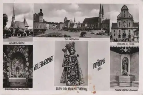 Altötting - u.a. Der Kapellplatz - 1951