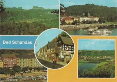 Bad Schandau - u.a. Blick auf Rathmannsdorf - 1983