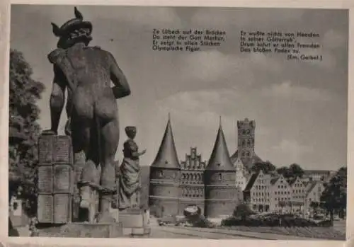 Lübeck - Merkur auf der Puppenbrücke - 1959