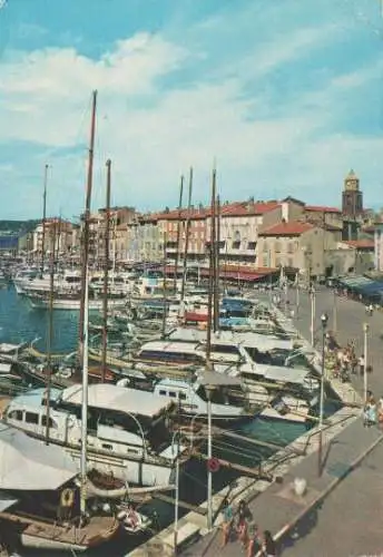 Frankreich - Frankreich - Saint Tropez - Un coin du Port - 1971