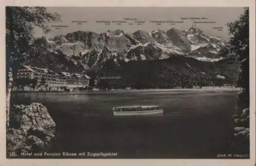 Eibsee - Hotel, Pension und Zugspitzgebiet - ca. 1935