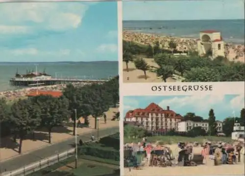 Ostsee - u.a. Bansin, Strand - 1969