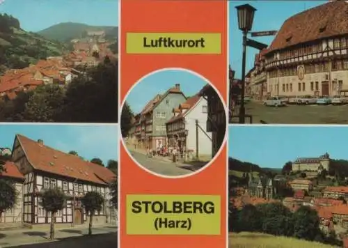 Stolberg - u.a. Teilansicht von Süd - 1986