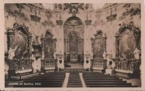 Kloster Ettal - Basilika, Inneres - ca. 1950