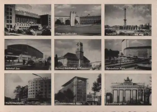 Berlin, Westteil - u.a. Flughafen - ca. 1960