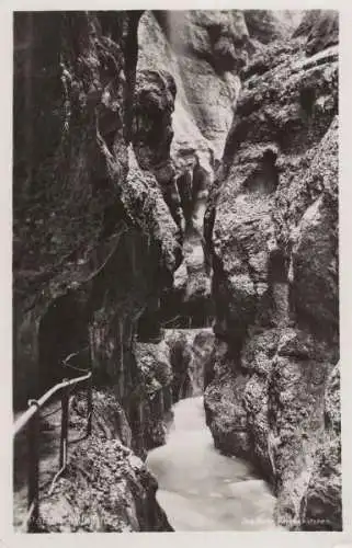 Partnachklamm - mit Weg