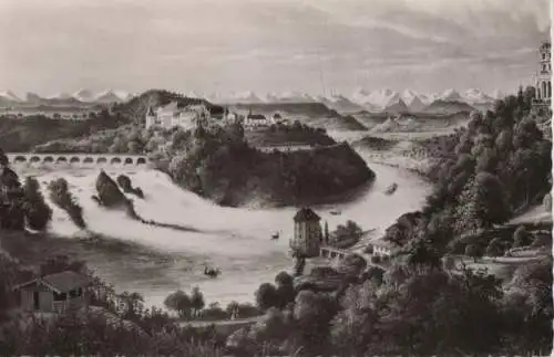 Schweiz - Schweiz - Rheinfall - bei Schaffhausen - ca. 1960